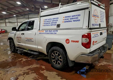 2015 Toyota Tundra Double Cab Sr из США, поврежденный, VIN 5TFUY5F17FX453801